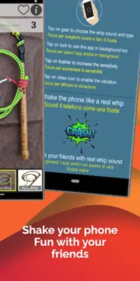 The Whip sound android App screenshot 2